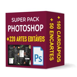 pack de arquivos editaveis photoshop cardapios e encartes